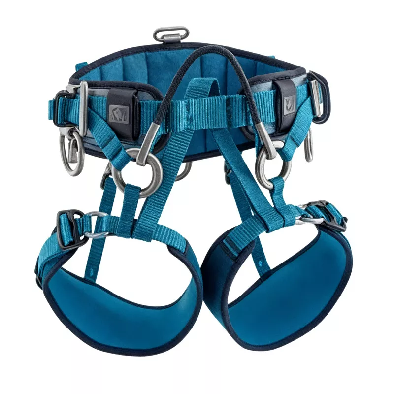 Double lock climbing safety belt