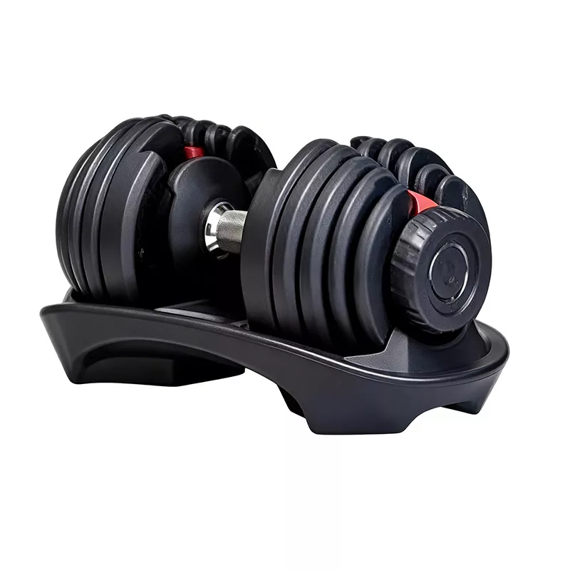 Adjustable Dumbbell Set with Base