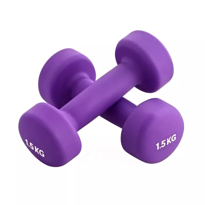 Purple dumbbell