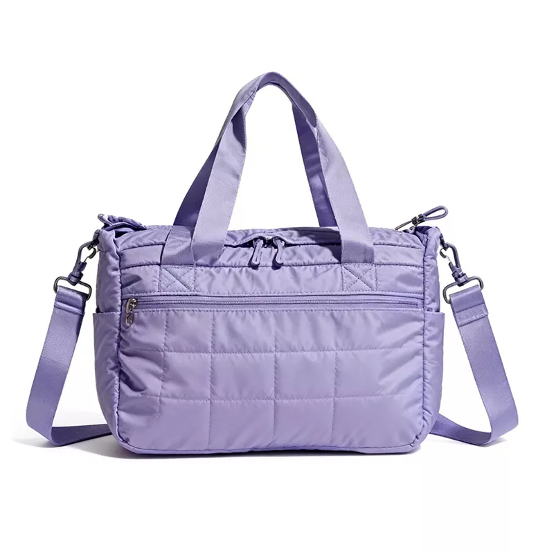 Purple sports handbag